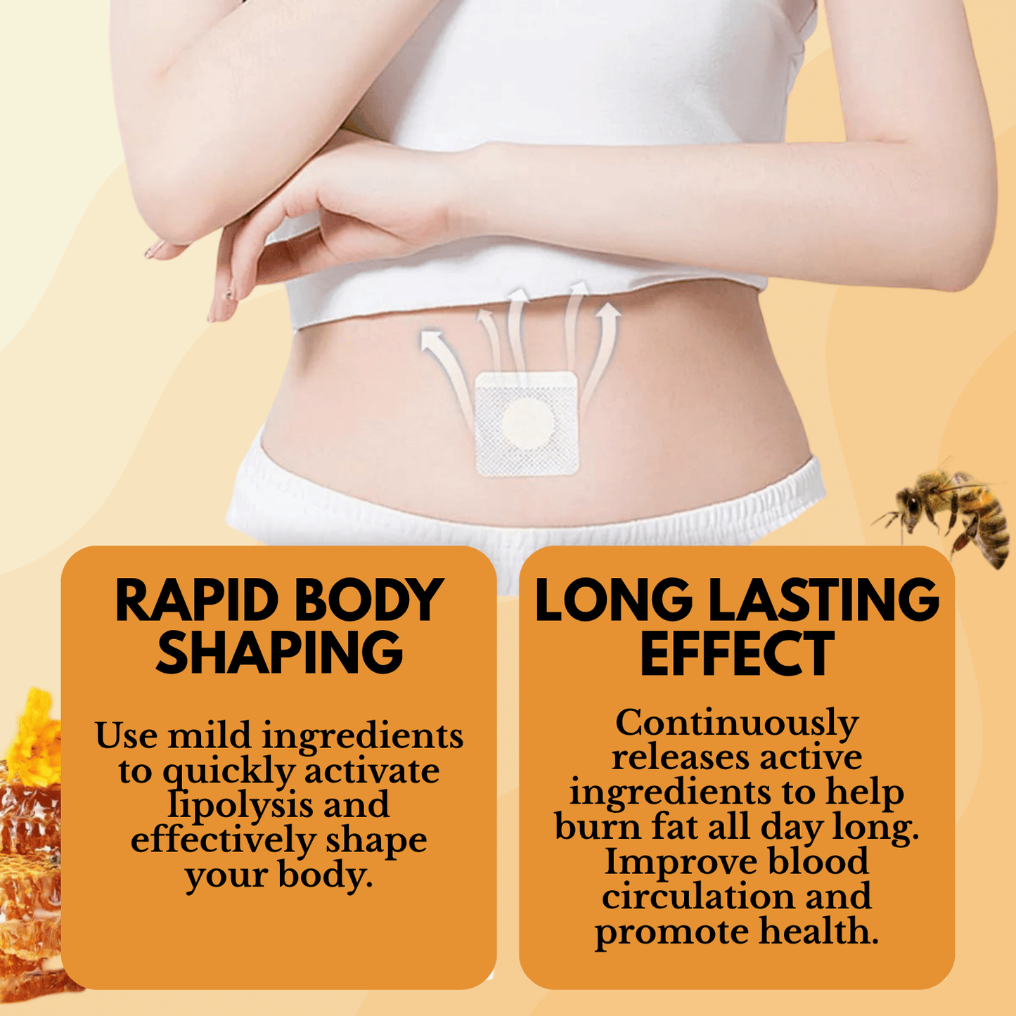 LeanPatch™ - Bee Venom Lymphatic Drainage & Sliming Patches