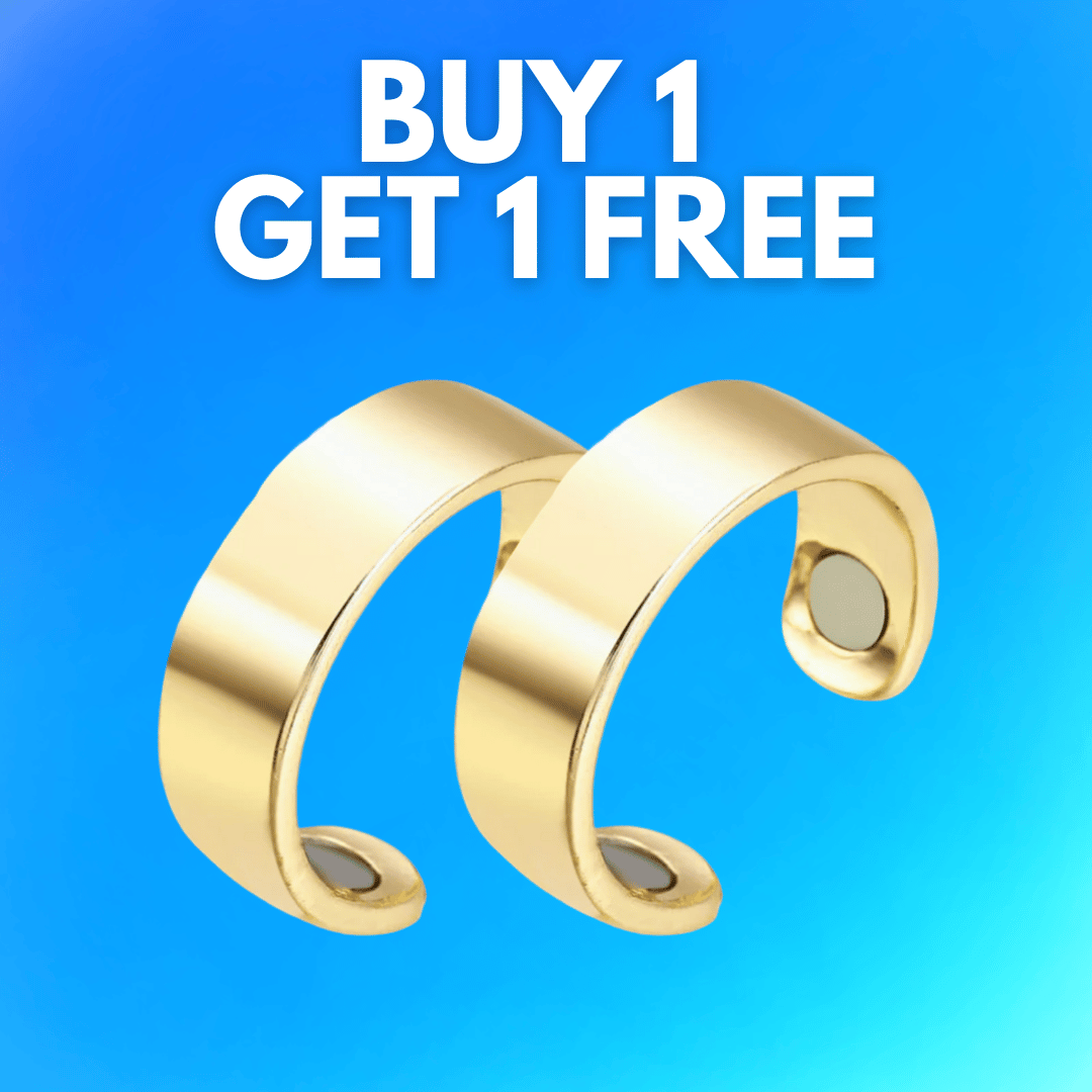 GlucoEase™️ Magnetic Therapy Ring for Sugar Control (Buy 1 Get 1 Free)
