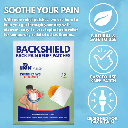 BackShield™ - Back Pain Relief Patches