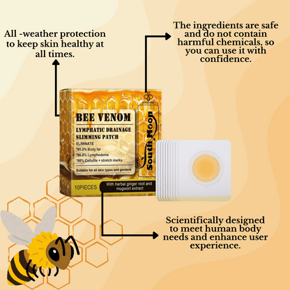 LeanPatch™ - Bee Venom Lymphatic Drainage & Sliming Patches