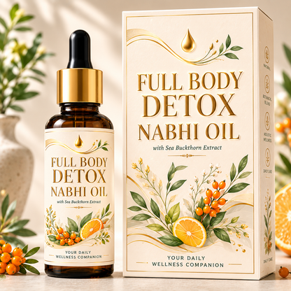 Full Body Detox Nabhi Oil with sea buckthorn extract