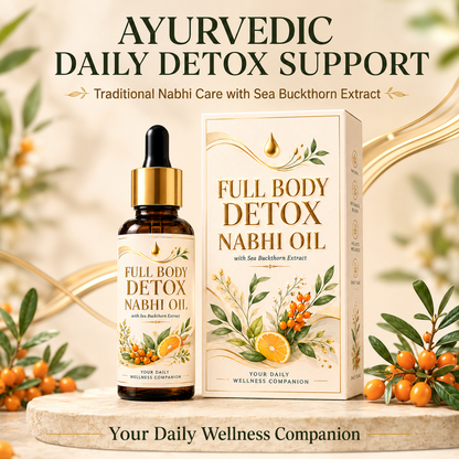 Full Body Detox Nabhi Oil with sea buckthorn extract