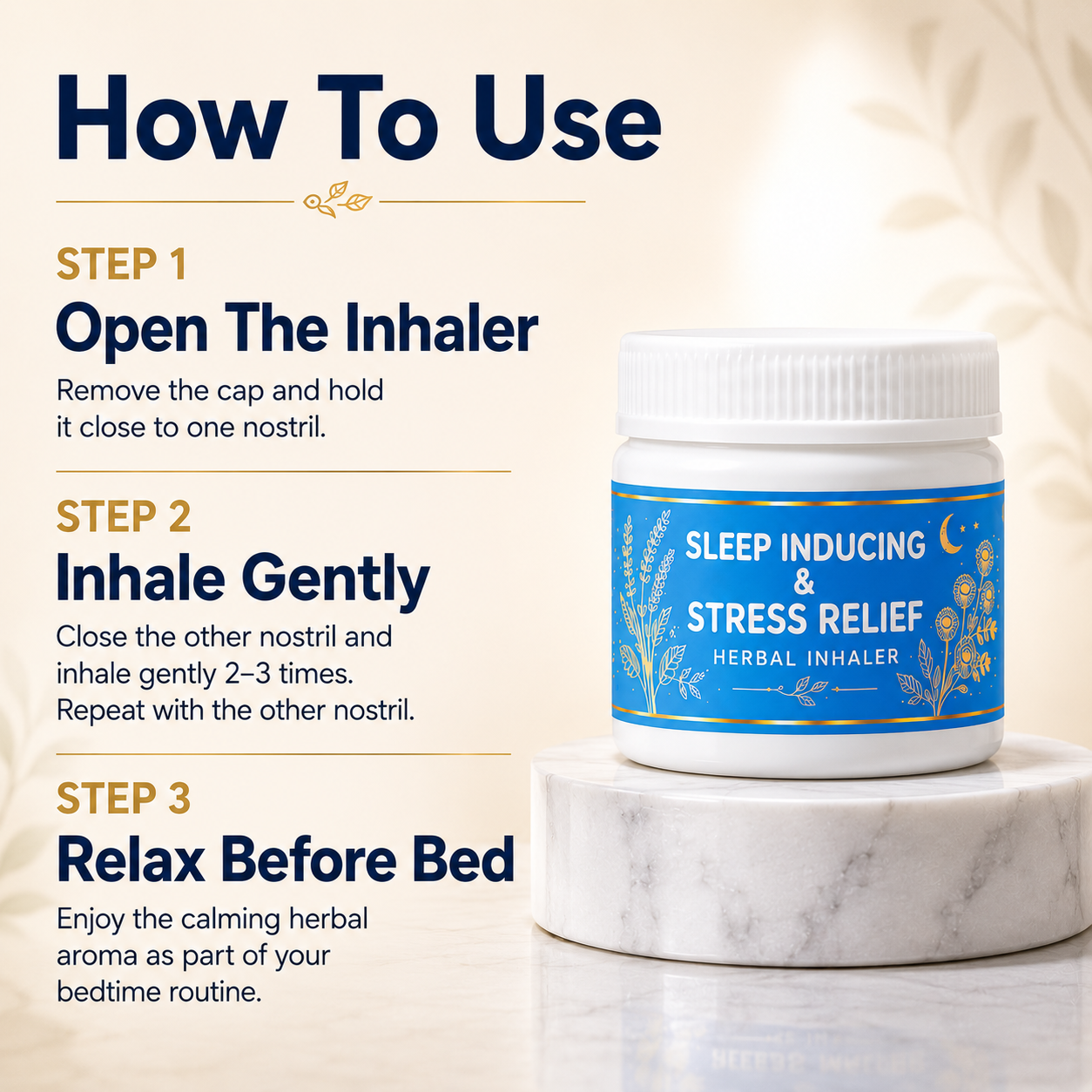 Sleeping Inducing & Stress Relief Herbal Inhaler