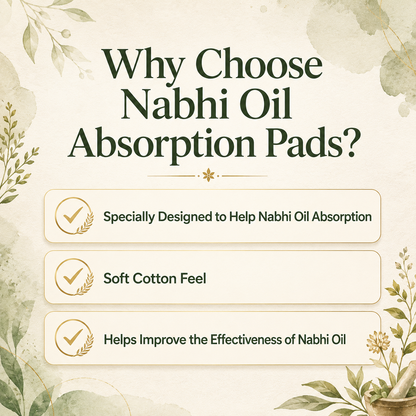 Nabhi Oil Absorption Pads (Pack of 30)