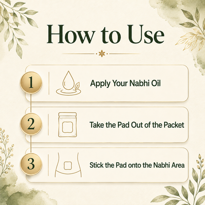 Nabhi Oil Absorption Pads (Pack of 30)
