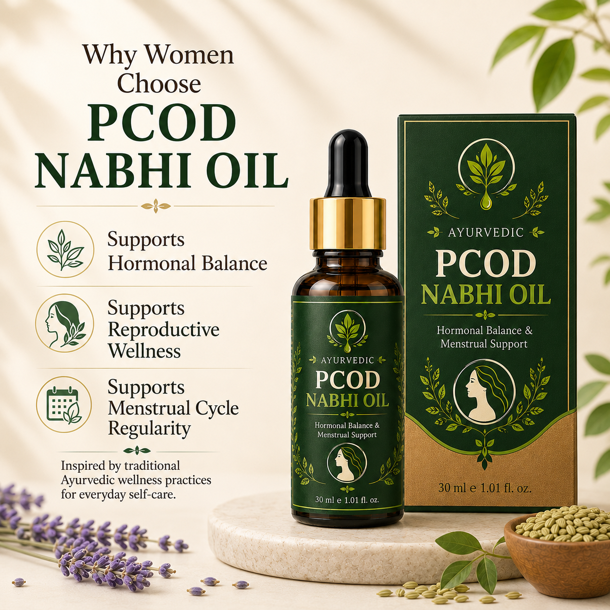 Ayurvedic PCOD Nabhi Oil