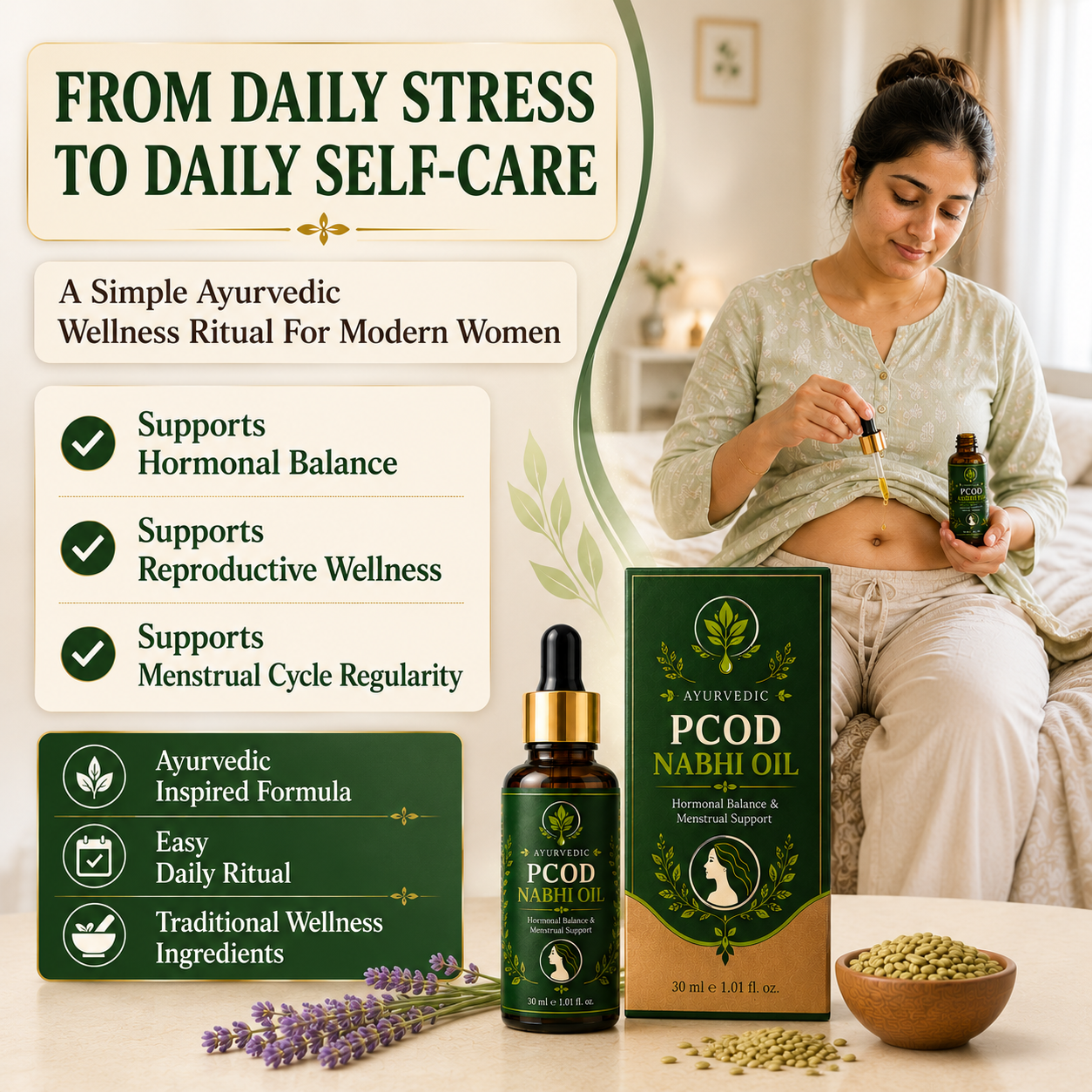 Ayurvedic PCOD Nabhi Oil
