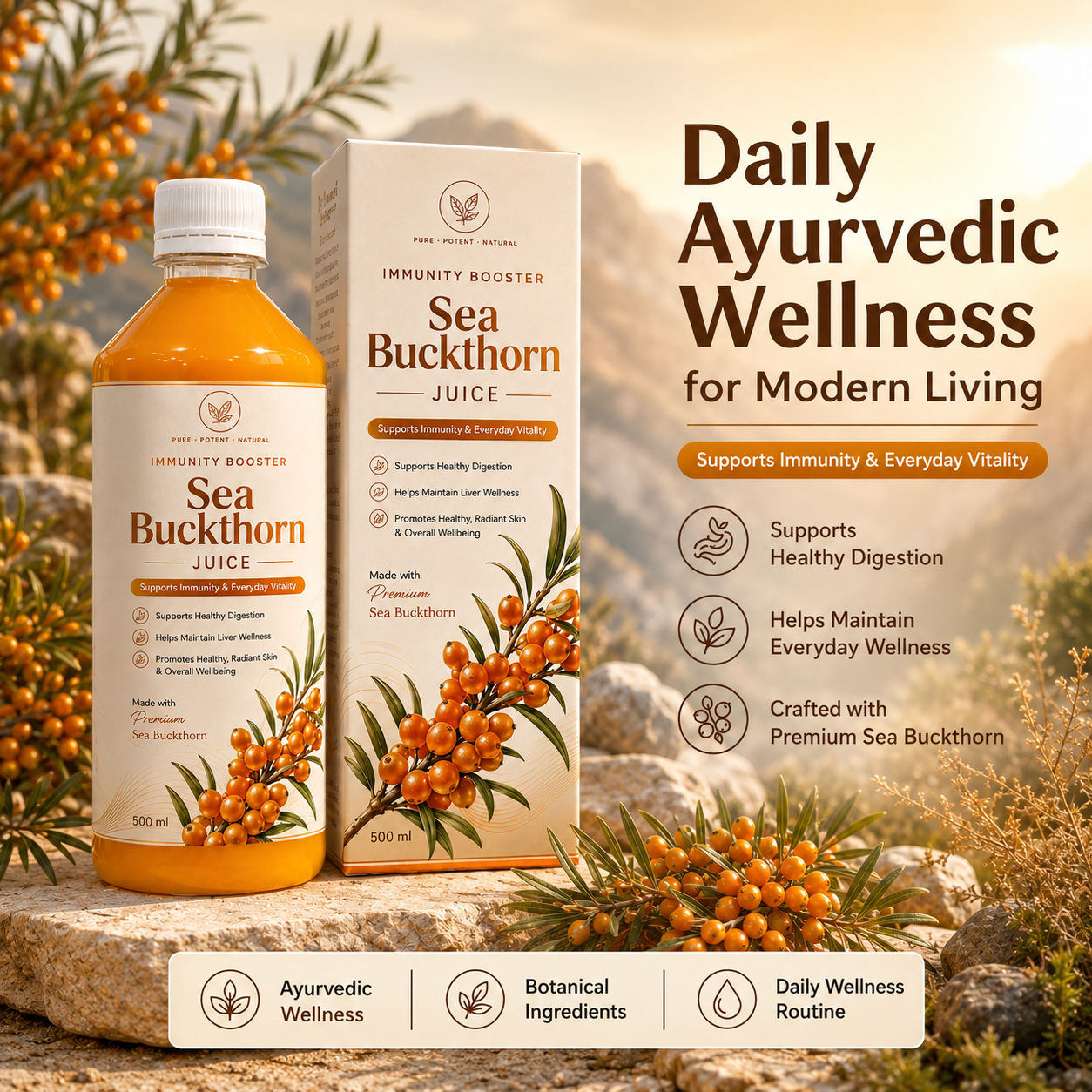 Immunity Booster Sea Buckthorn Juice