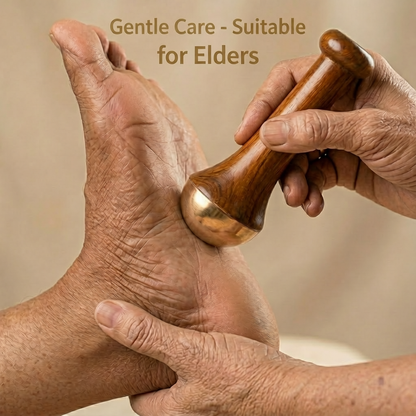 SugarBalance Kansa Wand Foot Massager