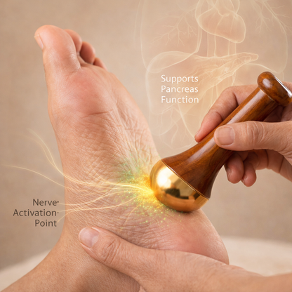 SugarBalance Kansa Wand Foot Massager